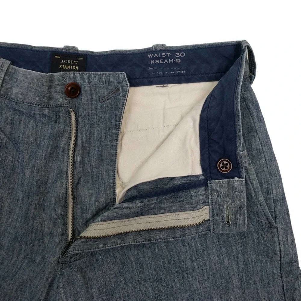 J Crew Men's Stanton Chino Shorts VGC - Picture 6 of 9